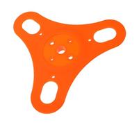 DECHOUS Accessoire pour Machine à Sceller Gobelets Manuelle en Plastique Orange Plaque de Fixation Facile à Installer et Sécurisée Cuisine