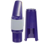 DECHOUS Accessoire pour Saxophone Alto Embouchure Bouchon en Silicone et Pince en Plastique Résistant pour Sécuriser la Anche, Design Simple et Élégant pour Musiciens
