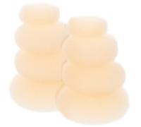 DECHOUS Accessoires pour Chignons pour Créer des Coiffures Hautes Volumineuses en Fil de Nylon 8 Pièces Beige Danse Cours de Gymnastique