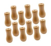 DECHOUS Accessoires pour Stores en Bois 12 Pcs Boutons de Cordon pour Rideaux et Stores Enrouleurs Poignées à Cordon pour Fenêtres Salon et Bureau Pièces de Rechange