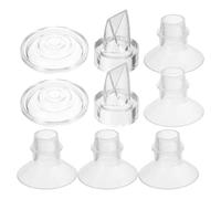 DECHOUS Accessoires Tire-lait Portable Inserts Bride Silicone Kit pour Pompe à Lait Portative et Électrique Inserts Flange Souples et Durables pour Allaitement