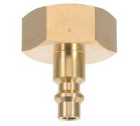 DECHOUS Adaptateur de Purge d'air 3/4 GHT Filetage Intérieur Raccord Rapide pour Compresseur d'air Bouchon Étanche pour Hivernage Camping-Car Caravane et Tuyau d'Arrosage Accessoire