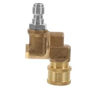 DECHOUS Adaptateur de Raccord Rapide pour Nettoyeur Haute Pression à Angles Réglables Connecteur pour de Nettoyage Accessoire Pratique pour Zones Difficiles