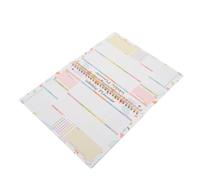 DECHOUS Agenda Hebdomadaire Planificateur Sophistiqué de Gestion du Temps Non Daté B5 avec Reliure Double Spirale en Papier et Fer, Polyvalent pour Bureau et Maison