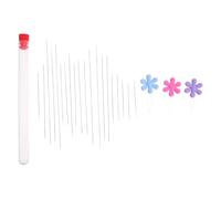 DECHOUS Aiguilles à Perler Ultra-Fines en Acier Inoxydable pour Création de Bijoux DIY Outil D’Enfilage Précis pour Bracelets et Colliers Kit D’Aiguilles à Perler Multifonction Léger et