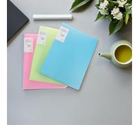 DECHOUS Album de Rangement pour Peinture Diamant A4 3 Pièces - Carnets D’Organisation Colorés Bleu Rose Vert - Protection et Présentation pour Dessins Diamant Exposé et Stockage