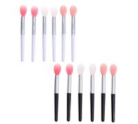 DECHOUS Applicateurs Silicone pour Lèvres 12 Pièces, Pinceaux Cosmétiques Compacts pour Soin et Maquillage des Lèvres Couleur Aléatoire