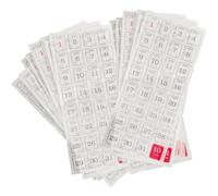 DECHOUS Autocollants Journaliers pour Agenda - 2 Sets de 24 Pièces - Onglets Adhésifs de Calendrier Multifonctions - Étiquettes de Date pour Bloc-Notes et Cahier - Autocollants Calendrier