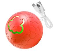 DECHOUS Balle Rebondissement Rechargeable Moyen et Interactive Chien pour en Automatique à Silencieux Abs et TPU Grand Jouer Voyage