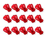 DECHOUS Ballons en Aluminium Rouges de Moufles de Boxe 50 Cm - Lot de 15 Pièces - Décoration Sportive pour Fête D’anniversaire Thème Boxe Kickboxing