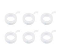DECHOUS Bande Adhésive pour Extensions de Cils Blanche en Tissu Non Tissé, 8 Rouleaux Confortables et Respirants, Facile à Retirer pour Maquillage Beauté et Extension de Cils
