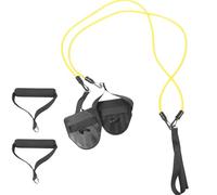 DECHOUS Bande de Résistance Natation 20 LB Jaune Ceinture d'Entraînement Natation Élastique Multifonction Équipement Piscine pour Exercices de Nage Bracelet et Ajustable