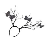 DECHOUS Bandeau à Cheveux de Fête Branches de Bois de Cerf Noir Bleu Serrage-Tête Décoratif pour Cosplay et Festival Accessoire Photo Original pour Mariage et Couleur Couleur Aléatoire