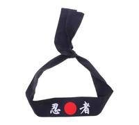 DECHOUS Bandeau de Chef Japonerie en Coton Ajustable pour Femmes, Bandana de Chef Polyvalent, Accessoire Ninja pour Sports et Lavage du Visage