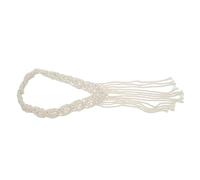 DECHOUS Bandeau Tissé en Corde de Coton Naturel, Bandeau Macramé Fait Main pour Femme, Taille Unique, Style Bohème Vintage, Accessoire Coiffure Voyage et Usage Quotidien