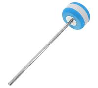 DECHOUS Batte de Grosse Caisse en Feutre Bleu et Blanc Tige Remplaçable Accessoire pour Pédale de Grosse Caisse Double Face Pièce Détachée pour Instrument de Percussion Usage