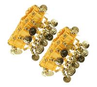 DECHOUS Belly Dancing Anklet with Decorative Coins Lightweight and Ankle Ornament for Performance and Costume Supple Wrist for Ethnic Dance