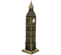 DECHOUS Big Ben Statue Architecture Modèle de Construction en Métal Modèle Angleterre Landsmark Modèle Tour Horloge du World Trade Center Modèle Londres Monuments Ornement pour Bureau Décor