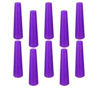 DECHOUS Bobines de Fil en Plastique Coniques 10 Pcs Violet Tube d'Enroulement pour Laine et Broderie Porte-Fil Lisse pour Tricotage Textile Professionnel Canettes Résistantes PVC