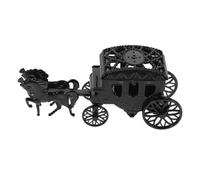 DECHOUS Boîte à Bonbons Noire de Carrosse Royal, Boîte D'emballage de Friandises Décorative, Centre de Table Mariage, Contenant à Dragées pour Fête et Anniversaire, Coffret Présent