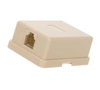 DECHOUS Boîte de Jonction Répartitrice Ps Beige 6p4c, pour Téléphone Fixe | Répartiteur 4 Voies, Installation Simple, Connexion Fiable, Compatible Box et Ligne Fixe, Usage Domestique
