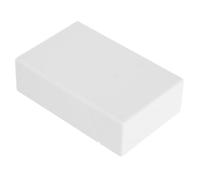 DECHOUS Boîte de Rangement pour Papier Photo Instantané Mini Étui Photo Plastique Blanc Couvercle Basculant Compact