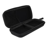 DECHOUS Boîte de Rangement pour Souris et Protection Anti-Collision en Eva Noire Fermeture Éclair Lisse Étui de Transport Pratique Lanière pour Usage Quotidien