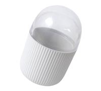 DECHOUS Boîte Range Coton Tiges Couvercle, Organisateur pour Cotons-Tiges et Accessoires de Beauté, Rangement Pratique pour Salle de Bain