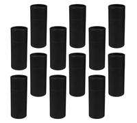 DECHOUS Boîtes D'emballage Cylindriques en Papier Kraft 12pcs pour Bouteilles D'huile Essentielle 30 Ml, Tube Rond en Carton avec Couvercle, Design Simple et Usage Polyvalent pour Maison