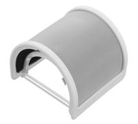 DECHOUS Bonnette Anti-vent pour Microphone à Main Forme en U, Design Respirant en Métal et Mousse, Installation Facile pour Streaming et Podcasting, Écran de Filtre de Microphone Blanc