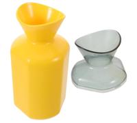 DECHOUS Bouteille de Cri Jaune en Plastique Ergonomique, Facile à Saisir et Solide, pour Soulager le Stress la Maison Espace Partagé
