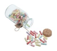 DECHOUS Bouteille De Lettres Secrètes Mignonnes Pot De Capsules De Messages pour Couples Danniversaire pour La Saint-Valentin