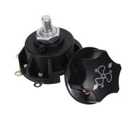 DECHOUS Bouton Rotatif de Ventilateur Industriel avec Sélecteur à Trois Vitesses, Interrupteur de Niveau Rotatif en Plastique et Cuivre, pour Camping et Espaces Commerciaux