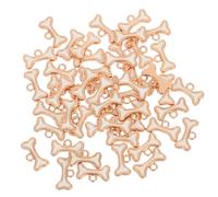 DECHOUS Breloques Os pour Chien en Alliage 50 Pcs 20X6X10 MM Pendentifs Émail pour Bijoux DIY Colliers Bracelets Accessoires Animaux de Compagnie