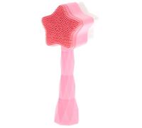 DECHOUS Brosse Nettoyante Manuelle Visage Double-face en Silicone Rose Brosse de Massage Douce pour Femmes Peau Sensible Soin du Visage à Domicile Voyage