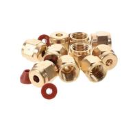 DECHOUS Buses de Pompe à Brouillard en Laiton 10 Paires Capuchons Étanches Pièces de Rechange pour Machines à Fumée de Scène Compatibles Effets Spéciaux Concerts et Fêtes