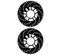 DECHOUS Cache-Disque de Frein en Alliage D'aluminium Noir Kit de Frein à Disque Arrière pour Vélo Décoration Automobile Compatible Multi-modèles Protège Disque