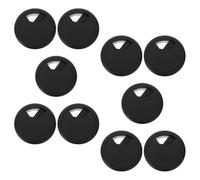 DECHOUS Cache-Trou de Câble de Bureau Noir en Abs Lot de 10 Pièces Passe-Fil Pratique et Facile à Installer pour Gestion des Câbles Bureau la Maison