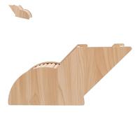 DECHOUS Cachette Facile Hamster Beige Bois Arche Tunnel Unique et en pour à Assembler, d'escalade pour Petits Animaux Intérieur