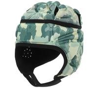 DECHOUS Casque de Rugby Réglable Camouflage Vert Protection Légère Ventilation Adapté pour Football Rugby Skate et Sports Plein Air Sangle Ajustable Taille Unique
