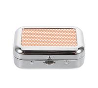 DECHOUS Cendrier Portable Rectangulaire en Métal Design Compact et Décoratif avec Couvercle Coupe-Vent pour Camping et Voiture, pour Cigare