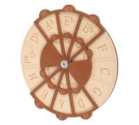 DECHOUS Cercle pour Guitare Roue Entraînement aux Accords Diagramme Accords Outil Apprentissage Guitare Boussole Théorie Musicale Pratique Portable