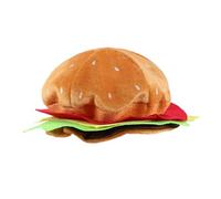 DECHOUS Chapeau Burger de Cosplay Léger et Rigide Couvre-Chef de Fête Coloré Accessoire de Performance pour Carnaval et Halloween Béret Amusant pour Adultes Couvre-Chef Burger pour
