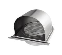 DECHOUS Chapeau de Cheminée en Acier Inoxydable 201 Étanche à la Pluie Vent Forme U Protection Extérieure pour Conduit de Ventilation Capuchon Isolant pour Toiture Usage Mural et