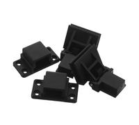 DECHOUS Charnières de Couvercle Noir, pour Platine Vinyle Plastique | Usage Audio Domestique, Mouvement Fluide du Capot, Remplacement à Installation Simple, Compatibilité