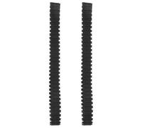 DECHOUS Chenilles de Char en Caoutchouc Soi-même 2pcs pour Robot DIY, Matériau Caoutchouc Noir, Largeur 2,5cm, Remplacement Pratique et Solide