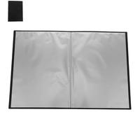 DECHOUS Classeur Noir à Couverture Rigide avec Pochettes Plastifiées Antireflet Porte-partitions et Organisateur de Documents pour Feuilles de Musique et Fichiers Bureau Portable