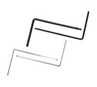 DECHOUS Clé de Réglage pour Guitare Acoustique et Basse 4 Pcs - Clés Hexagonales 4 MM et 5 MM en Métal Argenté et Noir - Outil de Réparation Truss Rod pour Manche de Guitare