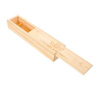 DECHOUS Coffret Souvenir de Grossesse en Bois Empreinte de Pied, Boîte Annonce Bébé, Accessoire de Grossesse Solide et Transportable, Idée Présent pour Futures Mamans