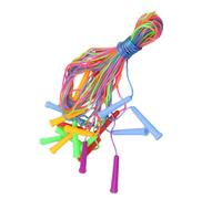 DECHOUS Corde à Sauter Pvc pour Garçon et Filles, Lot de 10 Pièces, Surface Lisse et Sécurité Optimale, pour L'entraînement la Maison Jeux Éducatifs Couleur Aléatoire